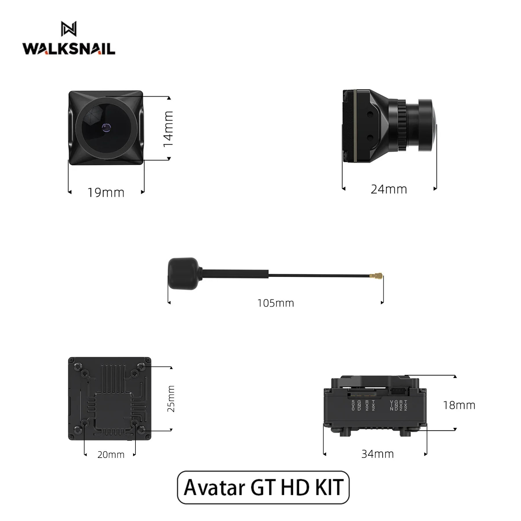 Walksnail Avatar GT HD KIT 2W  - Fpv Drone Antenna incelemesi ve fiyatı