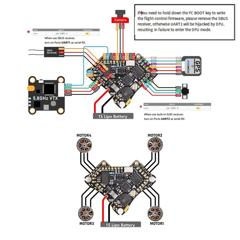 FBIL-F435 NEO 1S AIO Flight Co - Fpv Drone Flight Controller incelemesi ve fiyatı