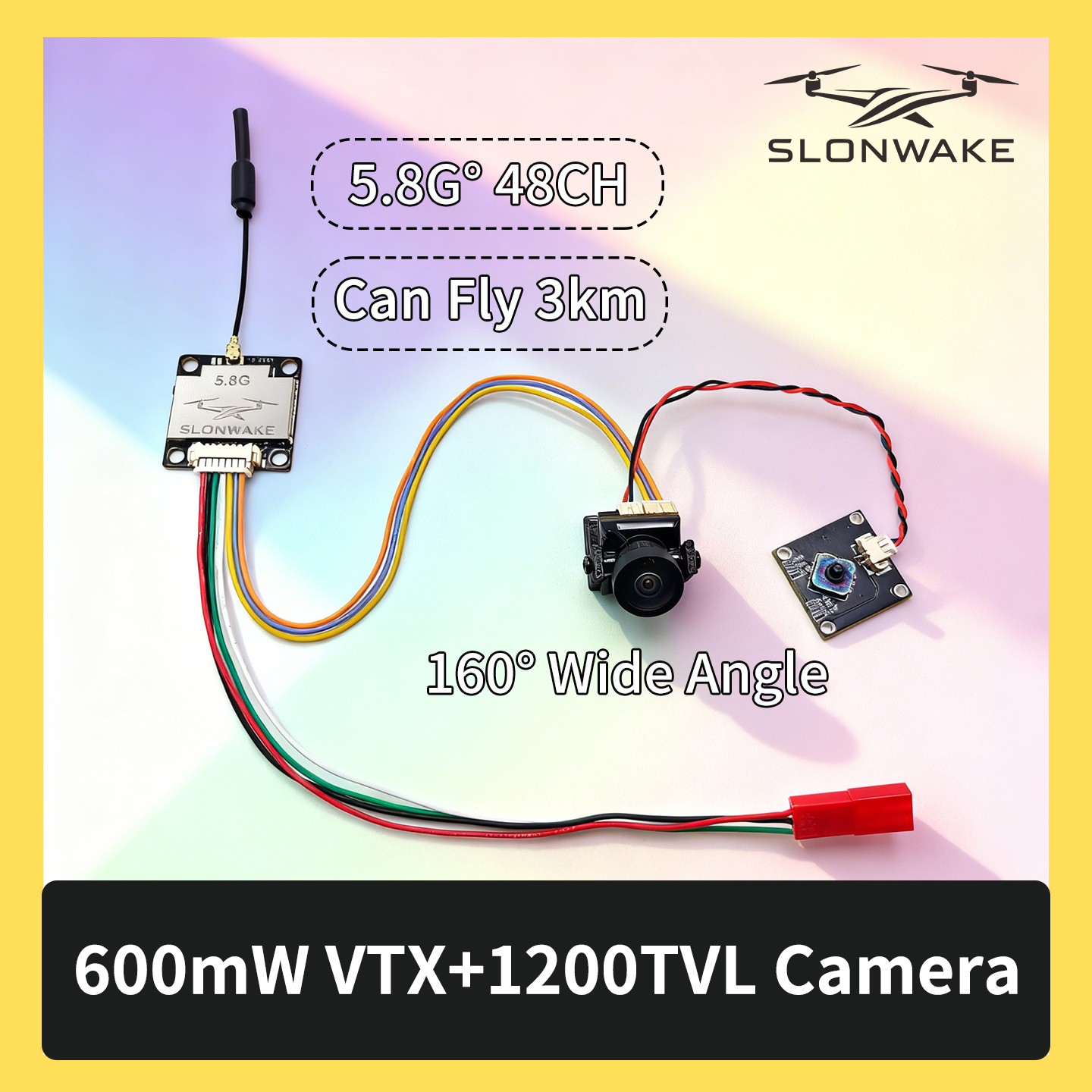 SLONWAKE 5.8G 600mW 7-24V FPV  - Fpv Drone Vtx incelemesi ve fiyatı