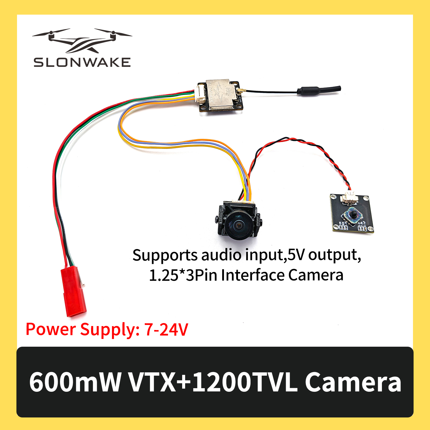 SLONWAKE 5.8G 600mW 7-24V FPV  - Fpv Drone Vtx incelemesi ve fiyatı