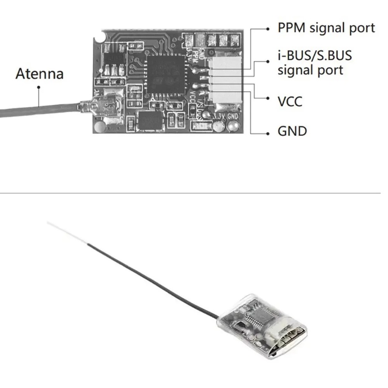 Flysky FS-8A 8CH 18CH Mini Rec - Fpv Drone Flight Controller incelemesi ve fiyatı
