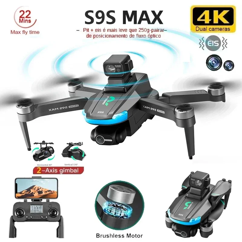 NEW S9S MAX MINI Drone 4K 2-Ax - Fpv Drone Motor incelemesi ve fiyatı