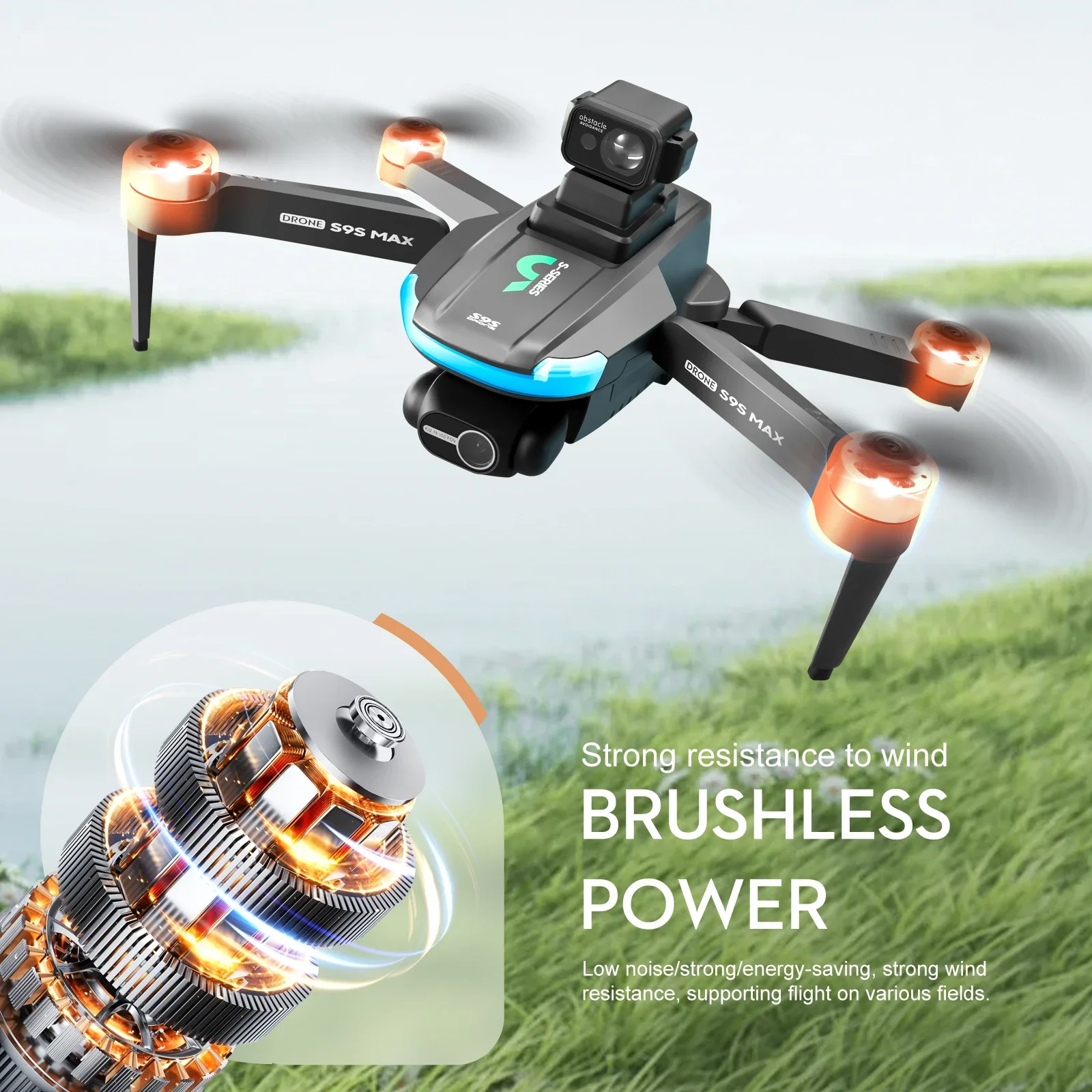 NEW S9S MAX MINI Drone 4K 2-Ax - Fpv Drone Motor incelemesi ve fiyatı