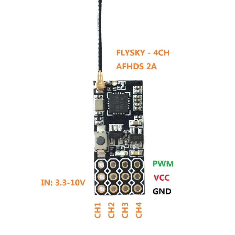 Flysky FS2A Mini Receiver 4CH  - Fpv Drone Flight Controller incelemesi ve fiyatı