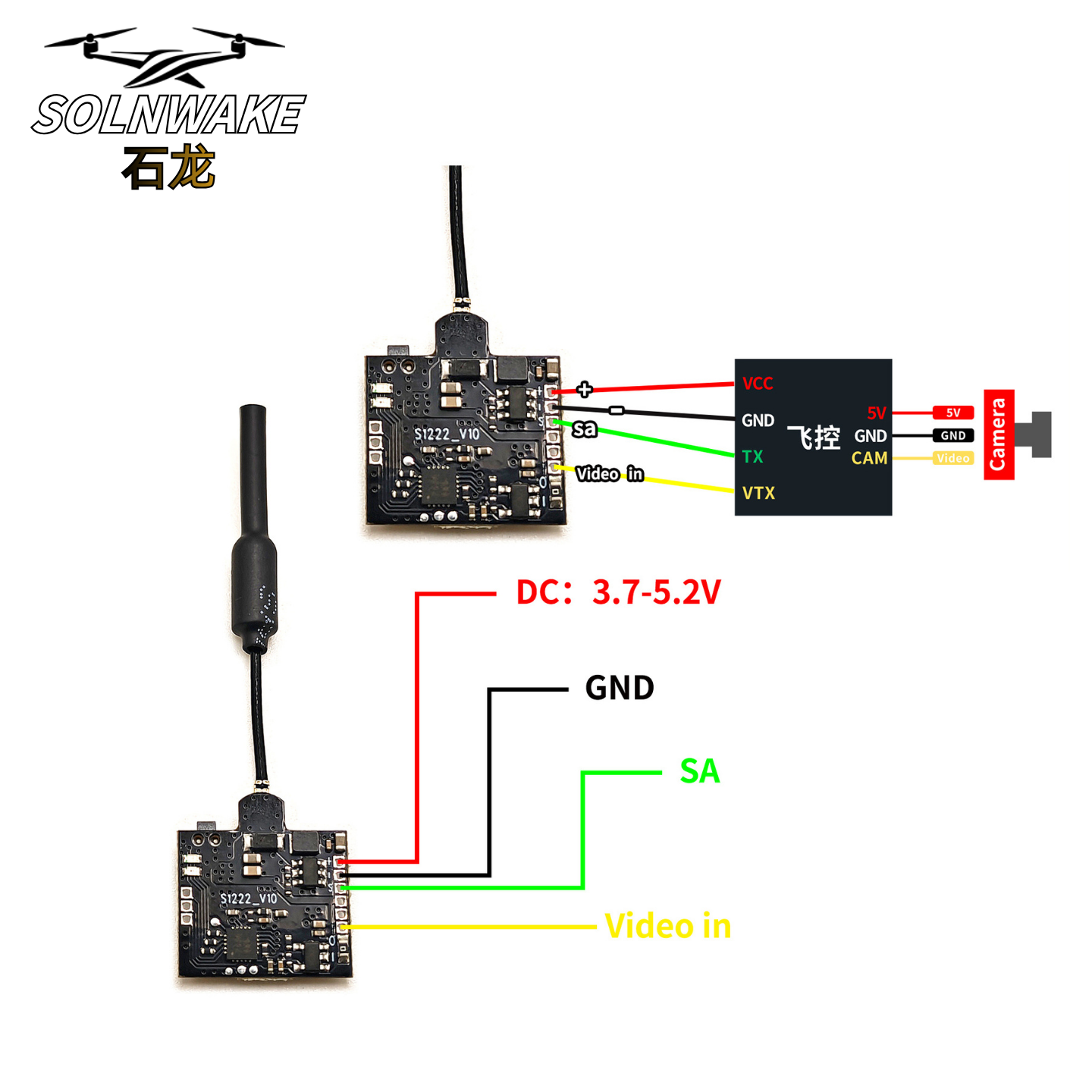 SLONWAKE Nano 5.8G 48CH 200mW  - Fpv Drone Vtx incelemesi ve fiyatı