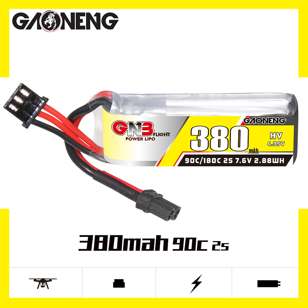 GNB 2S 7.6V 380mAh 90C/180C Li - Fpv Drone Battery incelemesi ve fiyatı