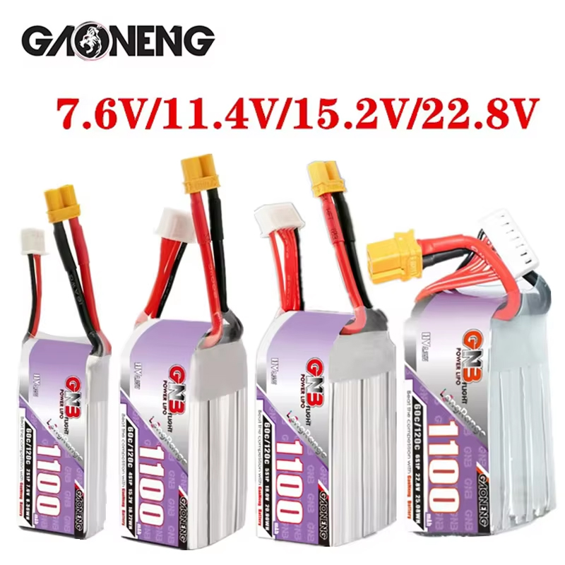 GNB 1100mAh 2S 3S 4S 6S 60C/12 - Fpv Drone Battery incelemesi ve fiyatı