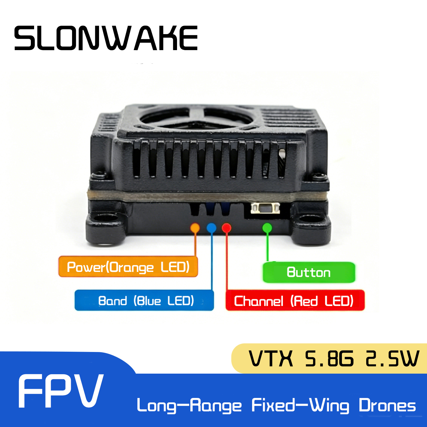 SLONWAKE 5.8G 48CH FPV Transmi - Fpv Drone Frame incelemesi ve fiyatı