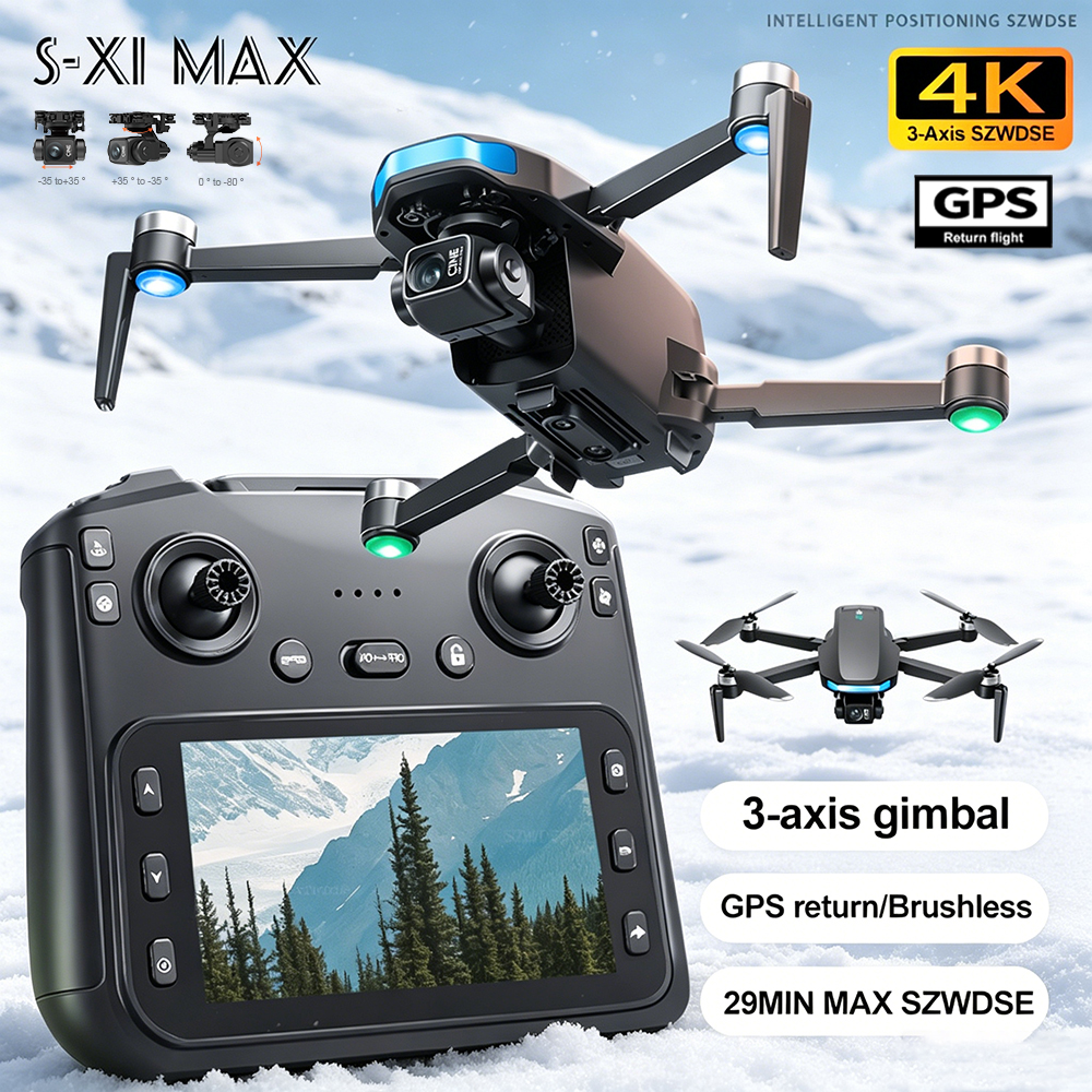 New S-X1 MAX Drone GPS 8K Prof - Fpv Drone Charger incelemesi ve fiyatı