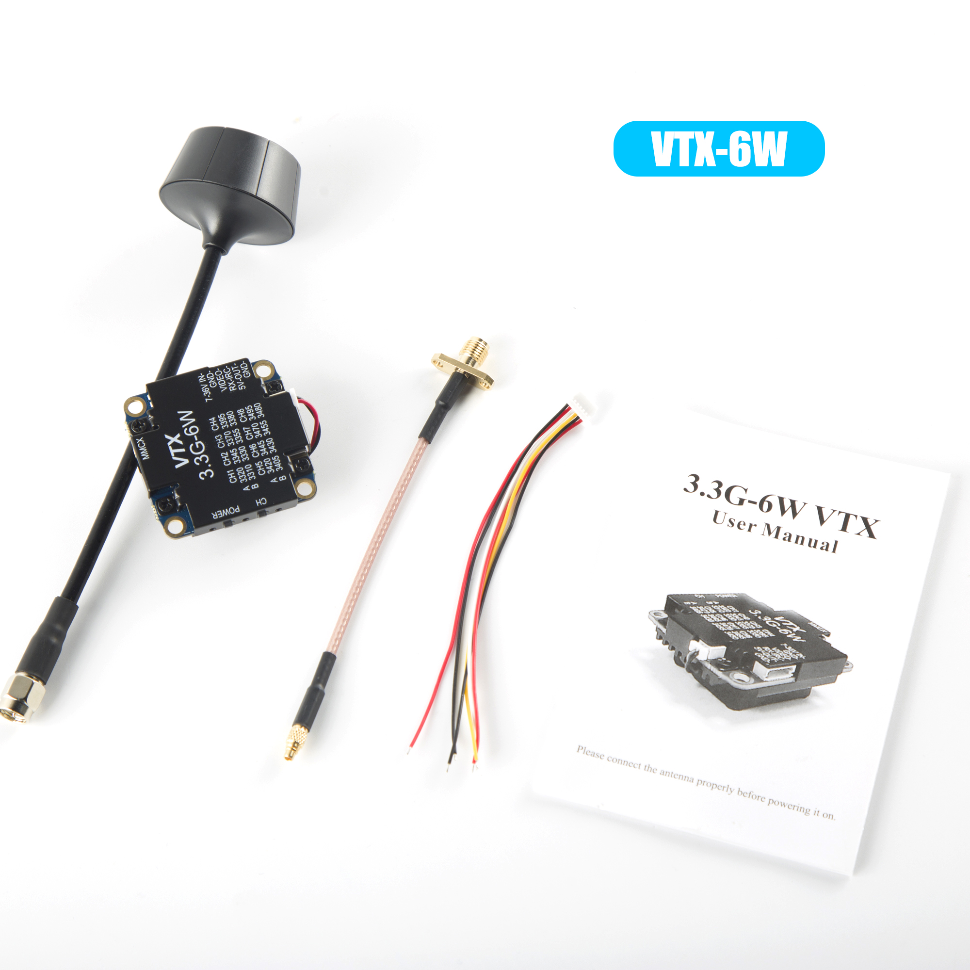 FPV Video Transmitter 3.3G 6W  - Fpv Drone Vtx incelemesi ve fiyatı